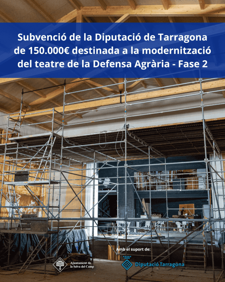Subvenció Diputació Defensa Agrària - Fase 2